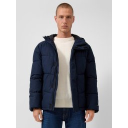 Q/S by s.Oliver Geaca barbati, pufoasa, Regular fit, Bleumarin inchis (SELECTATI MARIMEA: 2XL)