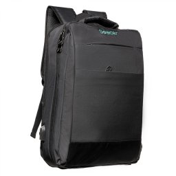 RUCSAC SPACER NEW YORK BLACK, pt. notebook de max. 17, 2 Compartiment Laptop, Compartiment Calatorie, buzunar frontal, compartiment travel, troler strap,, waterproof, poliester, negru, 45506981 NEW-YORK-BK, SPBP-NEW-YORK-BK