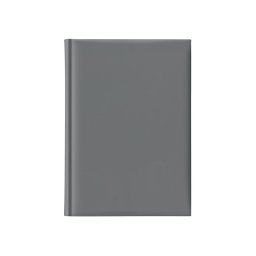Agenda nedatata A5, hartie offset alb, coperta gri