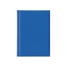 Agenda nedatata A5, hartie offset alb, coperta albastra