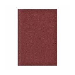 Agenda nedatata A5 Adria, hartie ivory, coperta maro roscat