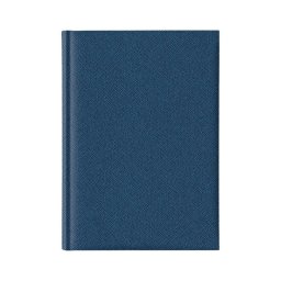 Agenda nedatata A5 Adria, hartie ivory, coperta albastra