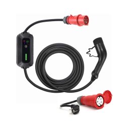 Stație de încărcare portabilă EV/PHEV AC Tip 2 16A/400V 22kW 5m + adaptor