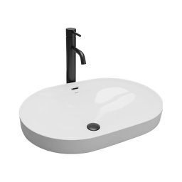 REA-U8700 - Lavoar pentru blat ARLETA 42 x 61,5 cm, ceramică, alb lucios