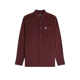 FRED PERRY Cămaşă Needle Cord M1737 597 oxblood