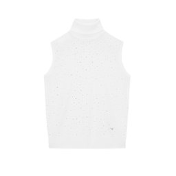 EMPORIO ARMANI Tricotat EW002686AF19176 F0015 white rhinestones