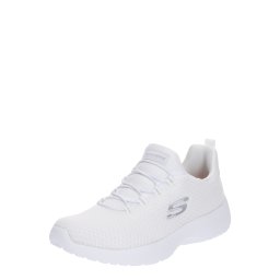 SKECHERS Sneaker low 'Dynamight' argintiu / alb