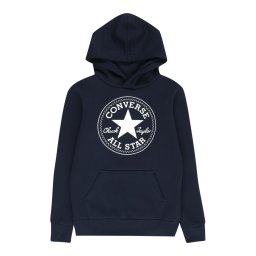 CONVERSE Bluză de molton bleumarin / alb