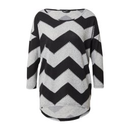 ONLY Tricou 'Elcos' gri deschis / negru