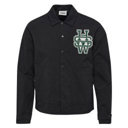 Hummel Geacă sport 'Coach' verde închis / negru / alb