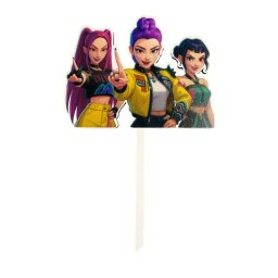 Topper tort lemn K-pop 10 x 13 cm