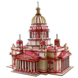 Macheta 3D din lemn Catedrala Issa Kiev, 238 piese