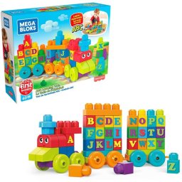 Mega Bloks: ABC trenuleţ educativ - 60 piese