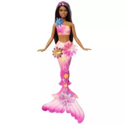 Barbie: Magia Florilor - Păpușa sirenă cu vrajă de flori