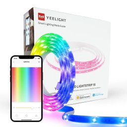 Banda LED RGB inteligenta Yeelight Lightstrip Plus, Wi-Fi, 100-240V, 200 cm, compatibil Android/iOS