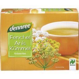 Ceai de fenicul, anason si chimen 50 plicuri bio 100g