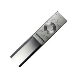Telecomanda metalica originala Smart Control BN59-01300G, model 2018, 14 butoane, Bluetooth, Argintie, Distanta operare 6 m