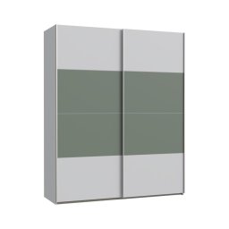 Dulap KARO 170x210 cm, gri/verde