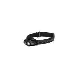 Ledlenser MH5 - frontală LED reîncărcabilă, cu reglare a intensității, 400 lm, acumulator 750 mAh, IP54, autonomie 35 h, negru/gri