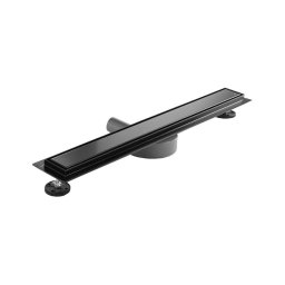 REA-G7803 - Rigolă de scurgere NEOX PRO 80 cm, oțel inoxidabil/negru