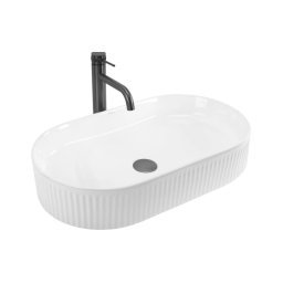 REA-U6526 - Lavoar pentru montaj pe blat VANDA 34x60 cm, ceramică, alb lucios