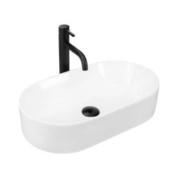 REA-U9108 - Lavoar LAYLA pentru blat 30x53 cm ceramică/alb lucios