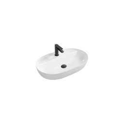 REA-U7900 - Lavoar AURA pentru blat 40,5 x 60,5 cm, ceramică, alb lucios