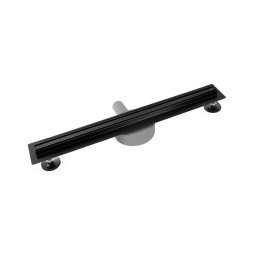 REA-G2710 - Rigolă de scurgere NEOX SLIM 80 cm oțel inoxidabil/negru