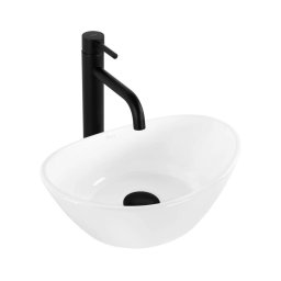 REA-U6803 - Lavoar KATE pentru blat 24,5x36,5 cm ceramică/alb lucios