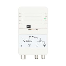 Nedis SAMP42222WT - Amplificator de antenă pe 2 benzi