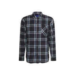 JACK & JONES Cămaşă Jordennis Check Becks Relaxed Shirt Ls 12218598 19-3923 TCX navy blazer