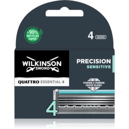 Wilkinson Sword Quattro Essential 4 Titanium Sensitive rezerva Lama 4 buc