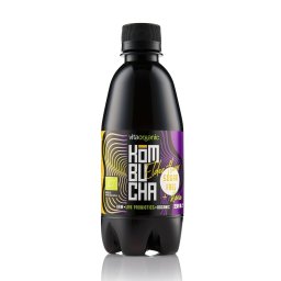 Kombucha cu soc indulcita cu stevia bio 330ml Vita Organic