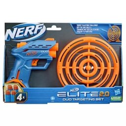 Nerf Elite 2.0: Arma de jucărie cu burete Duo Targeting