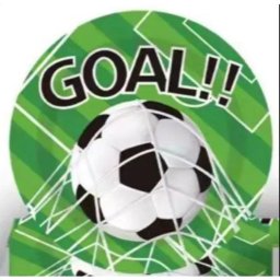 Farfurii din hârtie cu model de minge de fotbal - set de 10 bucăți.