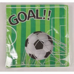 Gol! șervețel cu model de minge de fotbal - set de 20 bucăți