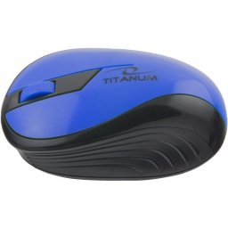 Mouse TM114B RAINBOW, USB, 1000 dpi, Albastru