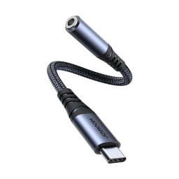 Accesorii Audio Hi-Fi Adaptor Audio SY‑C01, USB‑C la jack 3.5 mm, Carcasa Aluminiu & Cablu Textil – Negru