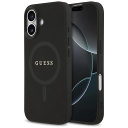 Husa Husa pentru iPhone 17 - Guess Saffiano Classic Logo MagSafe (GUHMP17SPSAHMCK) - Black