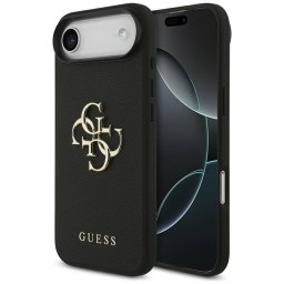 Husa Husa pentru iPhone 17 Air - Guess Hardcase 4G Grained Big and Classic Logo (GUHCP17MPGT4MBK) - Black