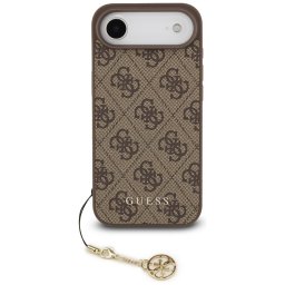 Husa Husa pentru iPhone 17 Air - Guess Hardcase 4G Charm Cradle MagSafe (GUHMP17MGF4GCW) - Brown