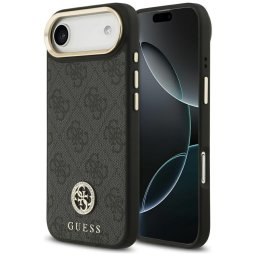 Husa Husa pentru iPhone 17 Air - Guess Hardcase 4G Strass Logo MagSafe (GUHMP17MP4GRMDEK) - Black