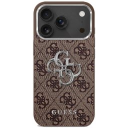 Husa Husa pentru iPhone 17 - Guess Hardcase Big 4G Classic Logo - Brown