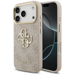 Husa Guess Hardcase Big 4G Classic Logo (GUHCP17L4GMGCPI) - Carcasă rigidă - compatibil cu Apple iPhone 17 Pro - culoare Roz