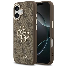 Husa Husa pentru iPhone 17 - Guess Hardcase Big 4G Classic Logo (GUHCP17S4GMGCBR) - Brown