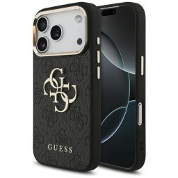 Husa Husa pentru iPhone 17 Pro - Guess Hardcase Big 4G Logo Classic (GUHCP17L4GMGCGR) - Black