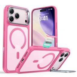 Husa Husa pentru iPhone 17 Pro Max - ESR Classic Hybrid HaloLock Kickstand - Frosted Pink