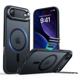 Husa Husa pentru iPhone 17 Air - ESR Classic Hybrid HaloLock Kickstand - Frosted Black
