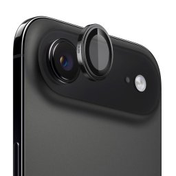 Folie pentru iPhone 17 Air - Sapphire Crystal Original Lens Glass - Black