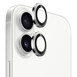 Folie pentru iPhone 17 - Sapphire Crystal Original Lens Glass - Silver